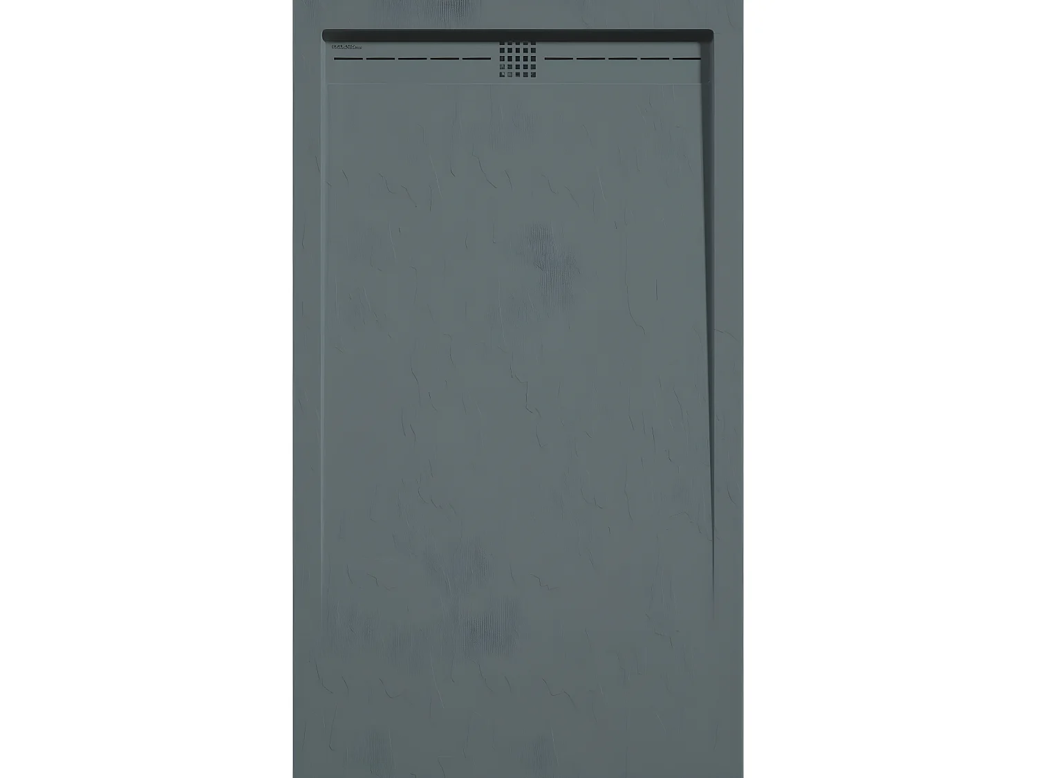 Mineralguss-Duschwanne extra flach ARCO Schieferoptik ANTHRAZIT 70x140 cm