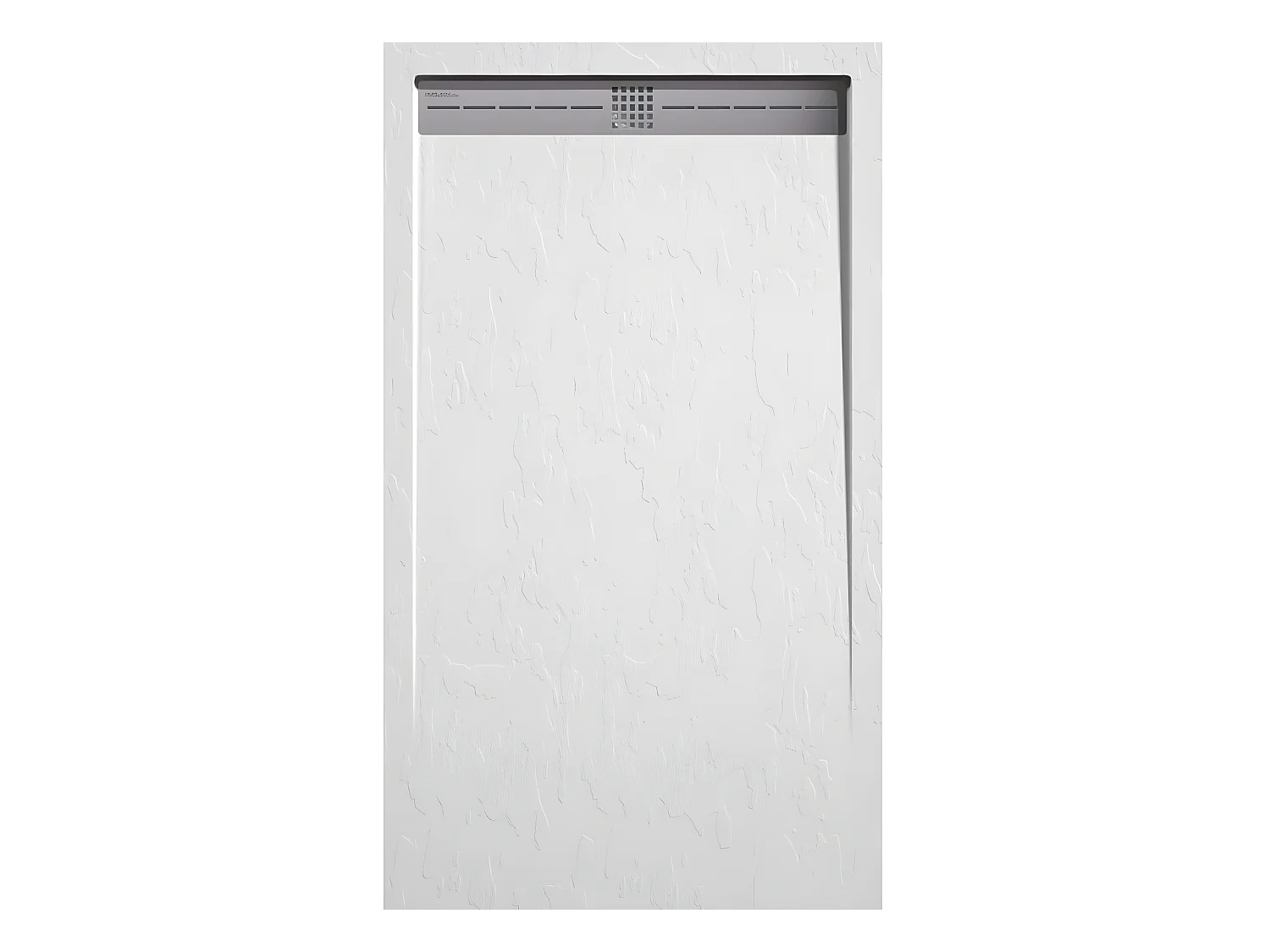 Plato de ducha pizarra ARCO BLANCO  90x110 cm rejilla inox