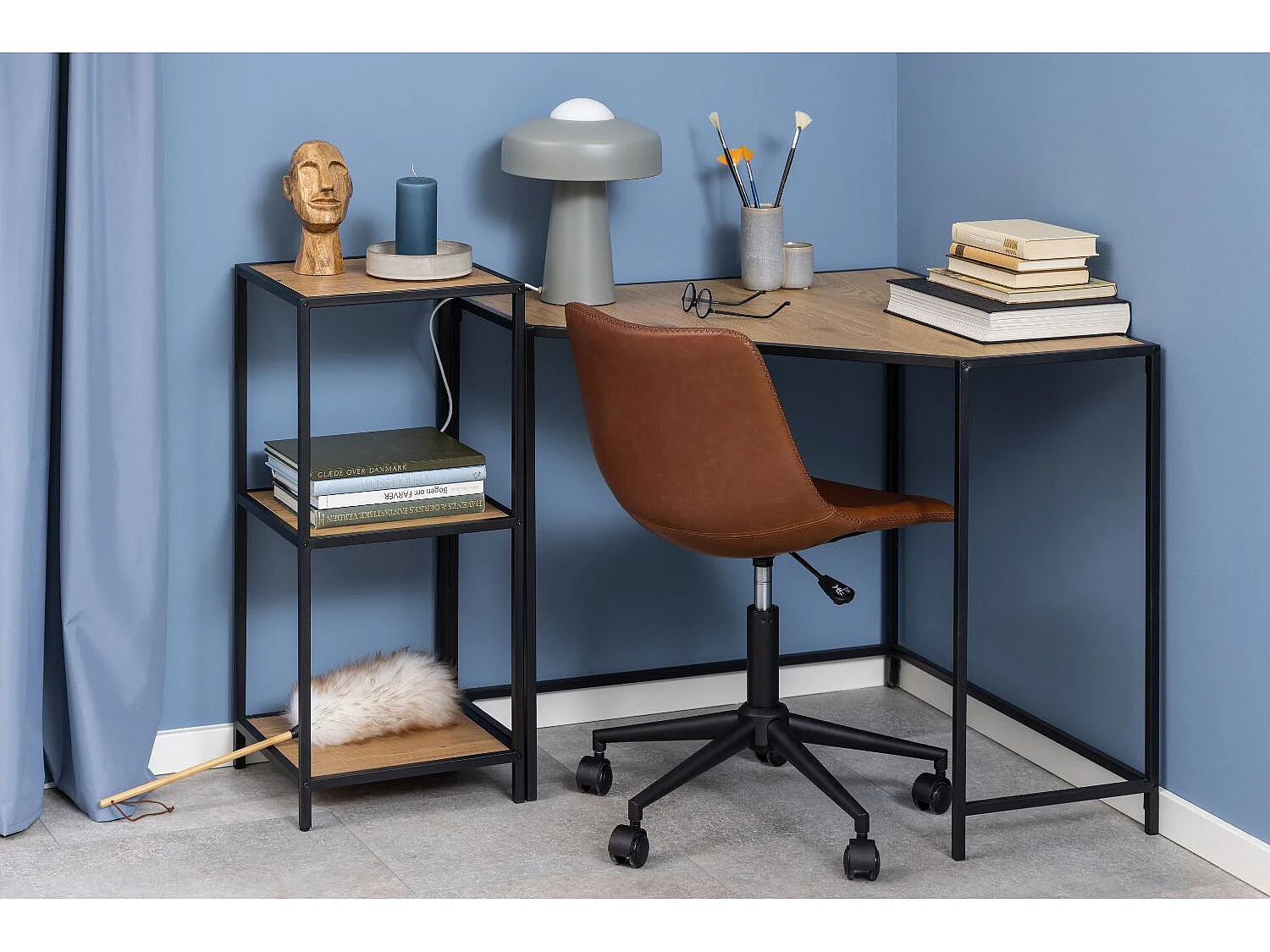 Bureau d'angle industriel FACTORY