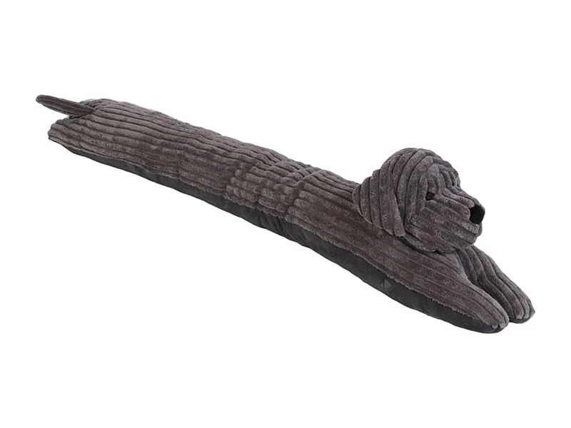 Boudin de porte 80 cm WOOF 100% polyester petit chigris velour cottelé
