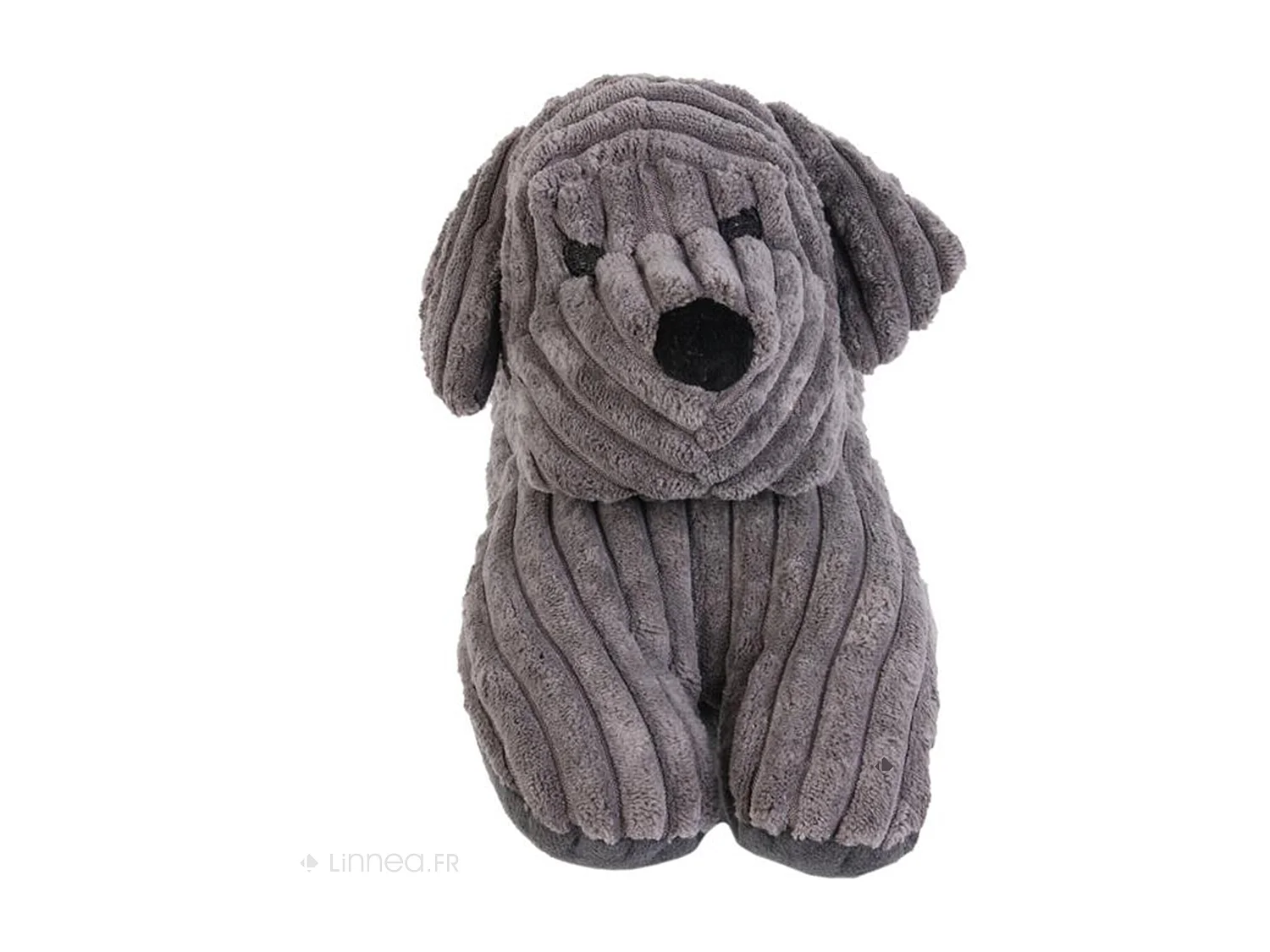 Boudin de porte 80 cm WOOF 100% polyester petit chigris velour cottelé