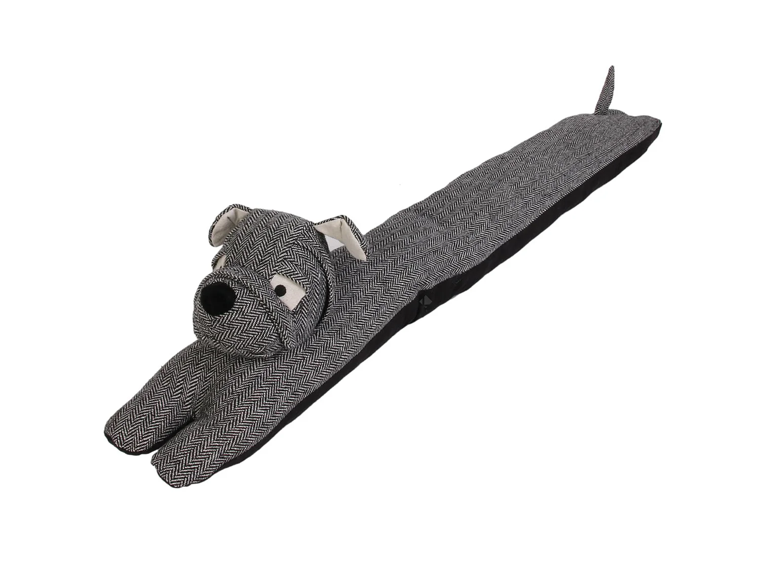 Boudin de porte 80 cm WOOF 100% polyester petit chinoir motif chevron