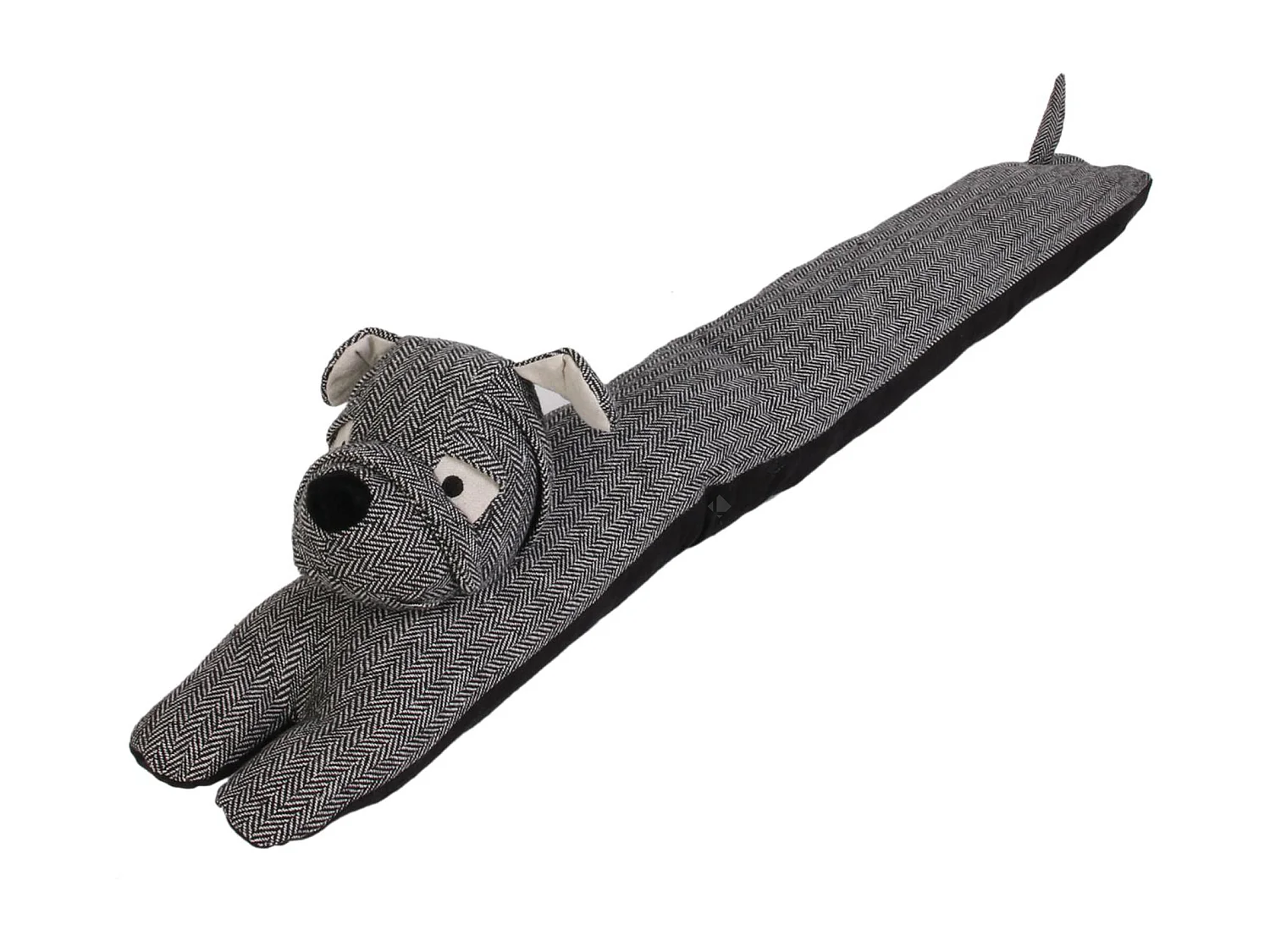 Boudin de porte 80 cm WOOF 100% polyester petit chinoir motif chevron