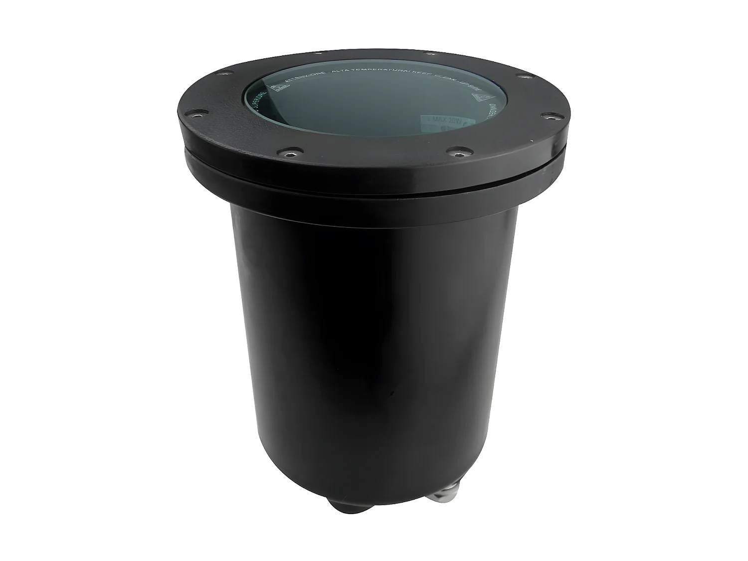 Tidian Spot de jardin extérieur avec IP65. Projecteur avec pic à gazon. Pour ampoule GU10. Couleur Noir