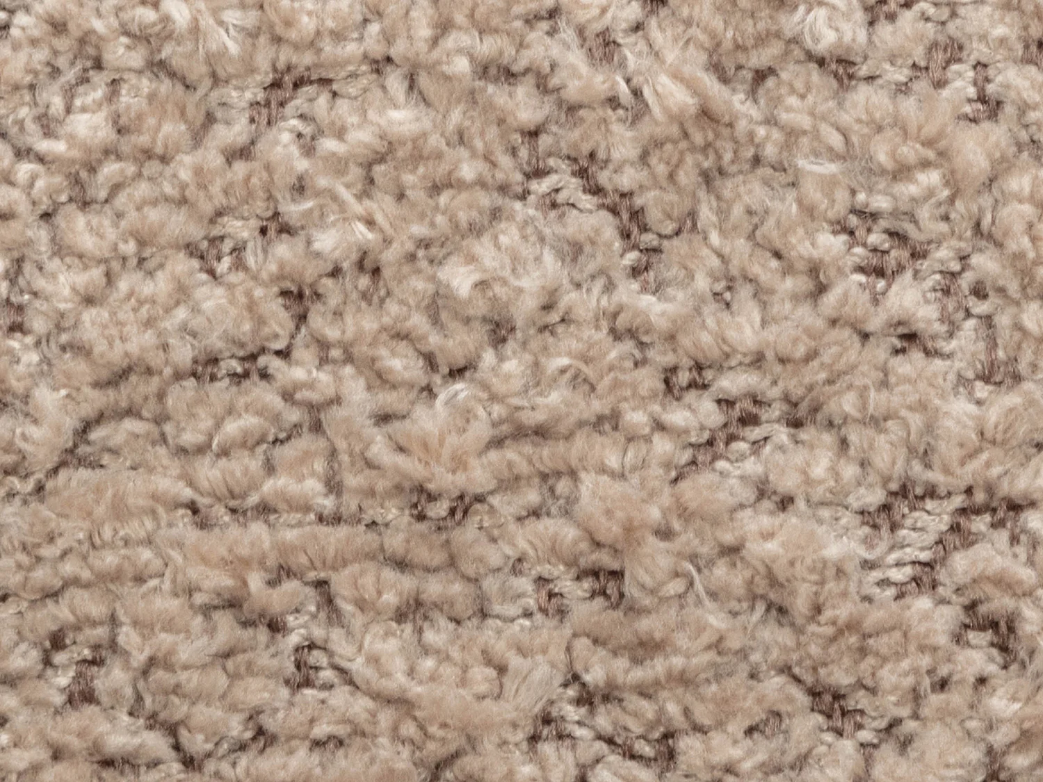 Silla con reposabrazos en tejido bouclé y madera de hevea - Topo y negro - LIVELIA