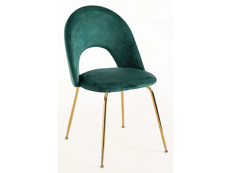 Packs Sillas Comedor - Pack 4 Sillas Dawa Gold Terciopelo - Verde