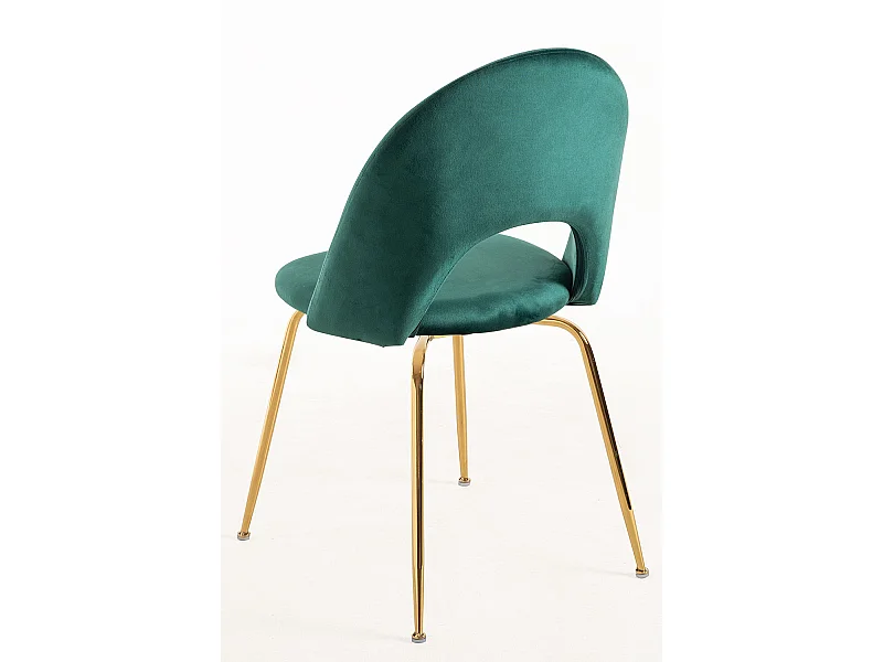 Packs Sillas Comedor - Pack 4 Sillas Dawa Gold Terciopelo - Verde