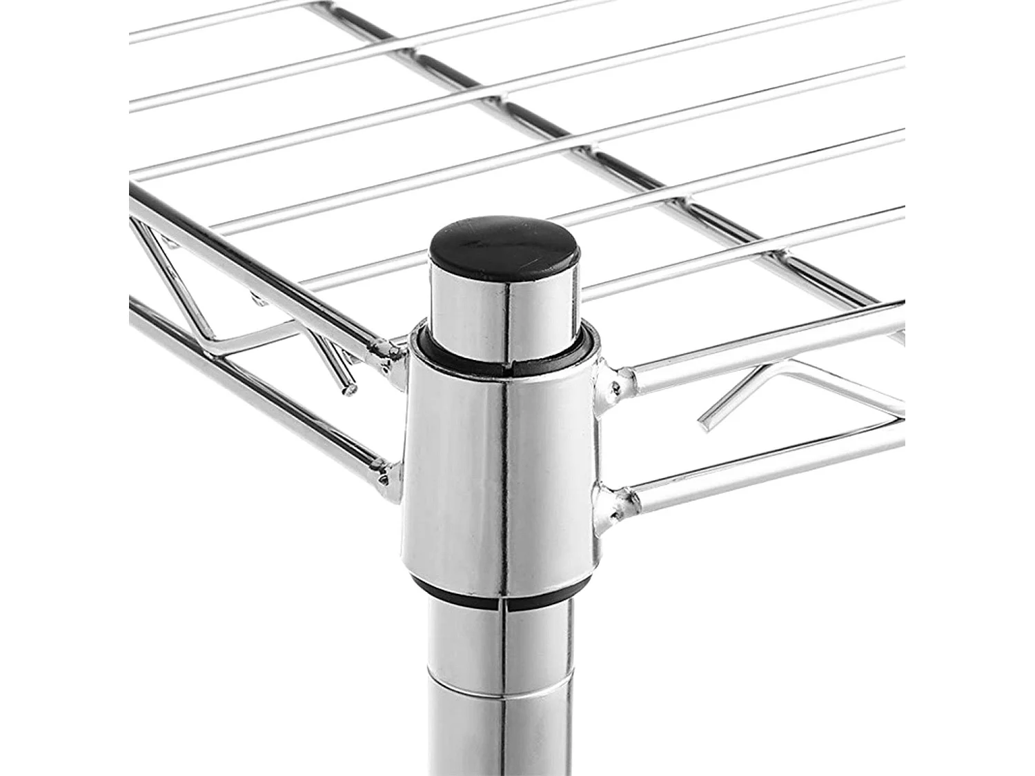 Confezione 2 scaffali in metallo con 5 ripiani regolabili 182,8x91,4x91,4x35,5cm 400Kg O91