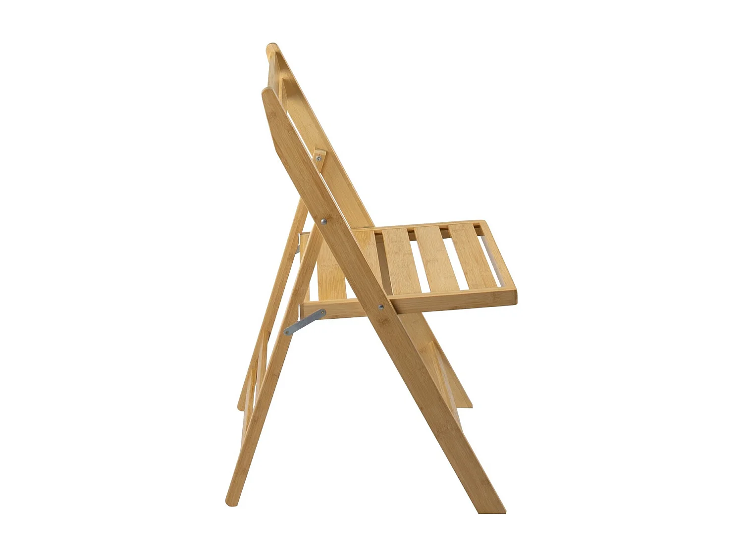 Pack 4 Chaises Pliantes en Bambou 42.5x47.5x79cm O91