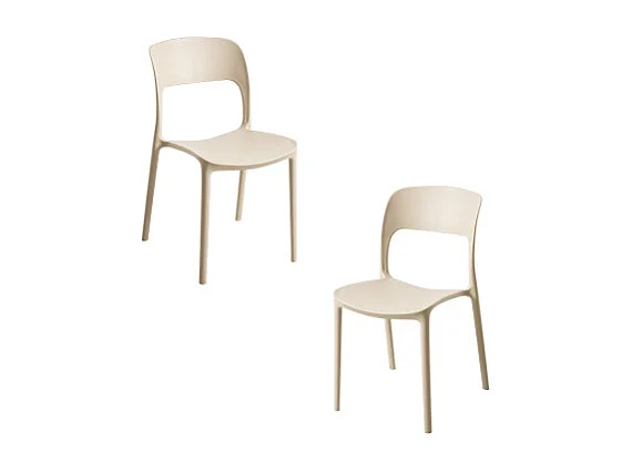 Packs Sillas Jardín - Pack 2 Sillas Inis - Beige