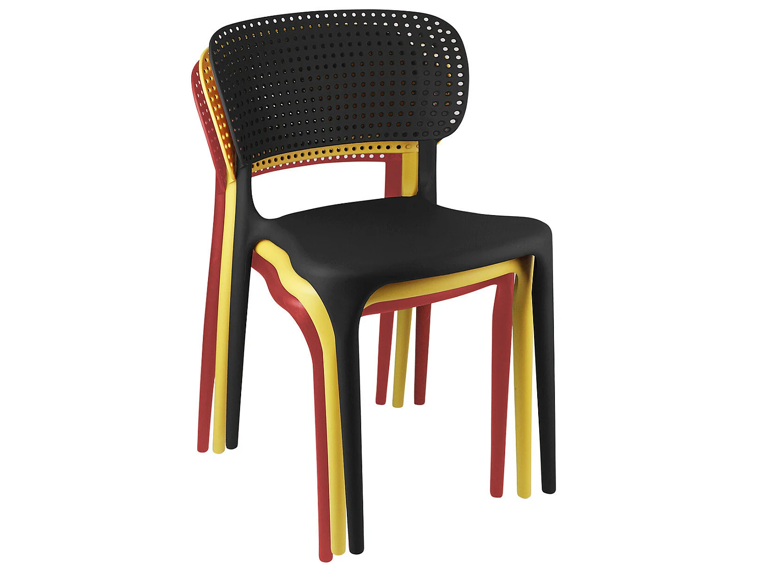 Chaise d'extérieur empilable Marilyn 75x47x49,5cm Thinia Home