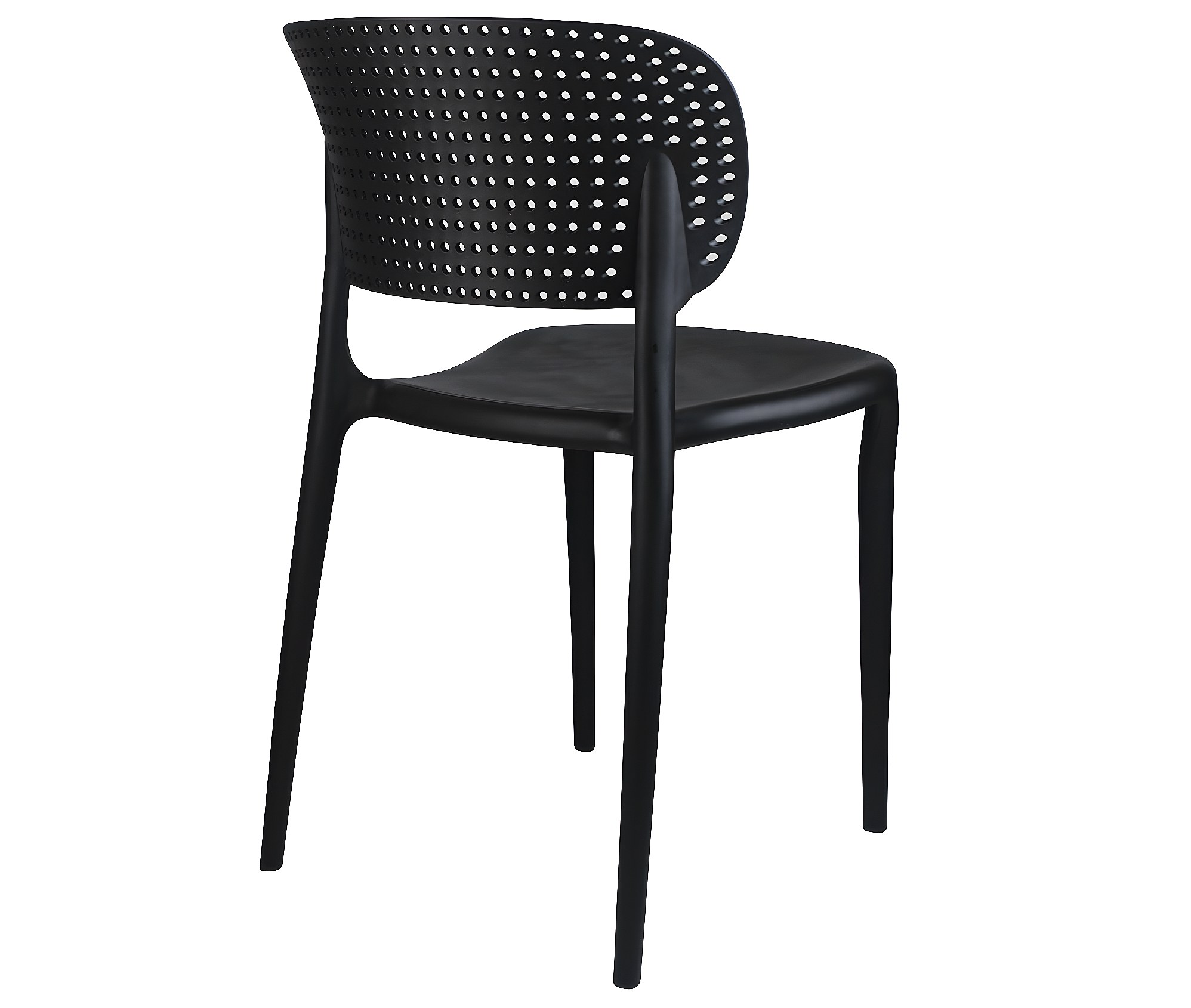 Sedia Da Esterno Impilabile In Rattan Sintetico - Con Braccioli, Grigio Scuro - Foto 11