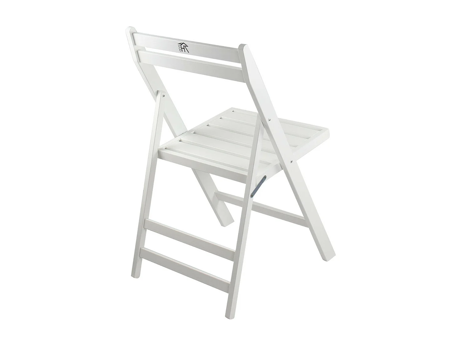 Chaise pliante en bois de bambou 42.5x47.5x79cm O91