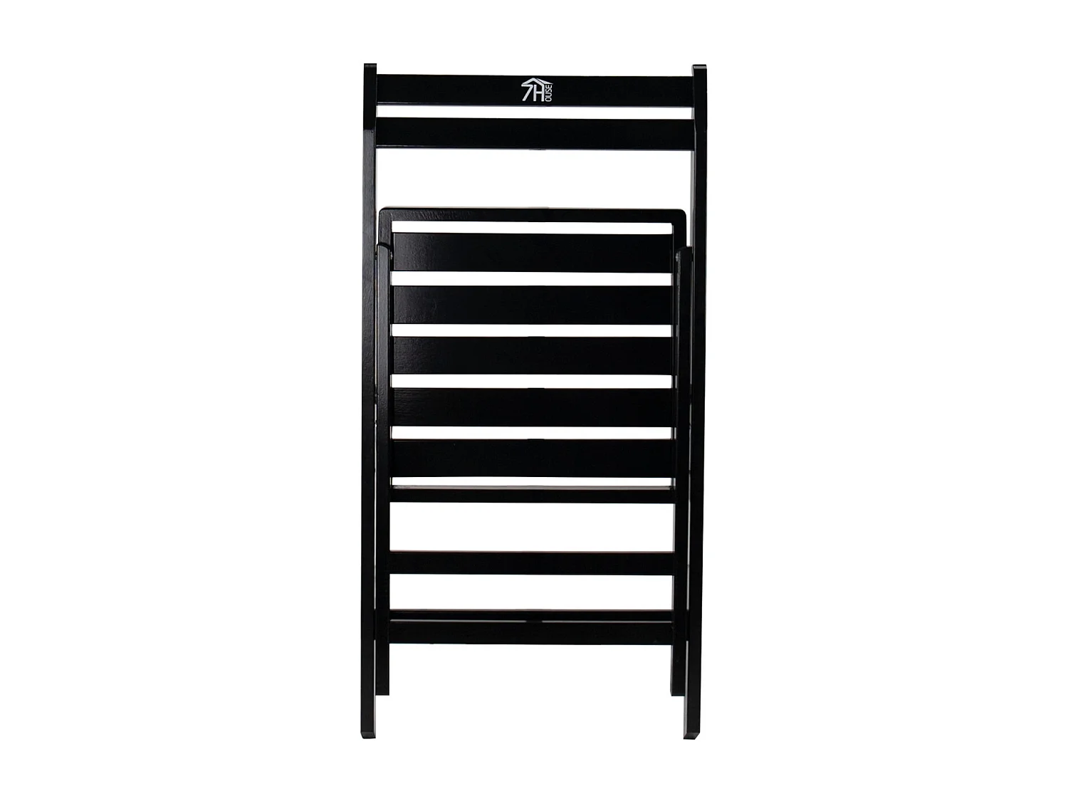 Pack 2 Sillas Plegables de Madera de Bambú Biano 46x44x78cm O91