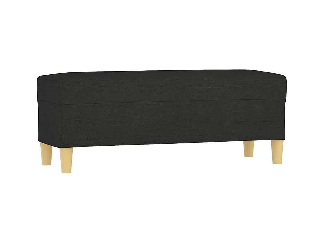 Banco banco 100 x 35 x 41 cm tecido preto 02_0010454