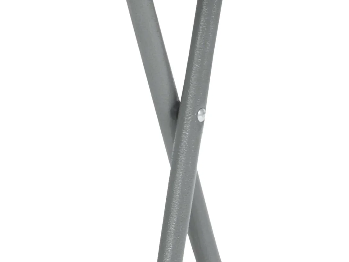 Pack 4 Tabourets Pliants Hauts Blanc 30x76cm 7house