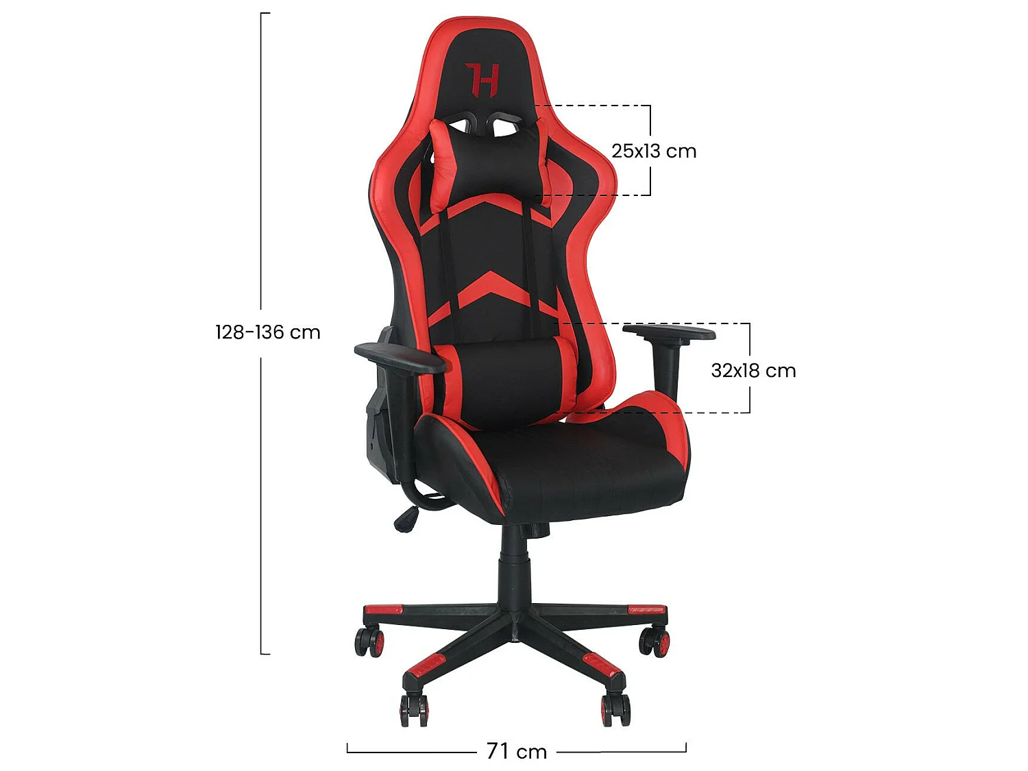 Chaise de jeu Titan 71x70.5x136cm 7house