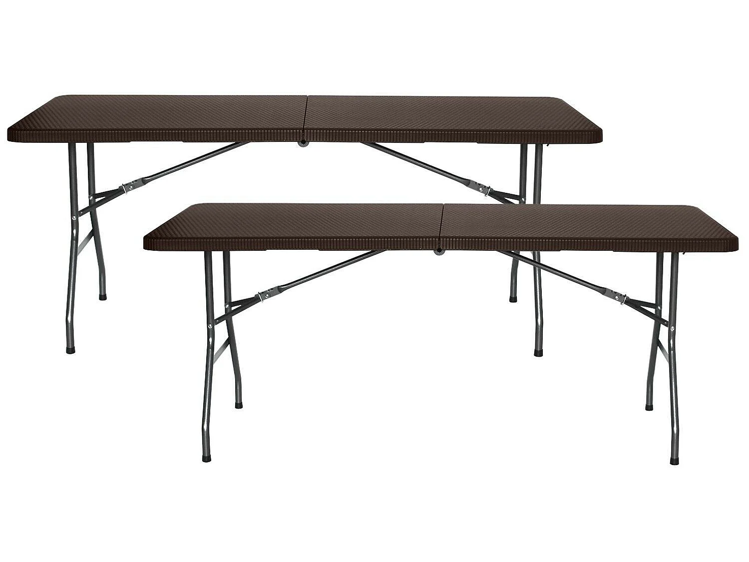 Pack 2 Mesas Plegables 180cm Rectangular Catering O91