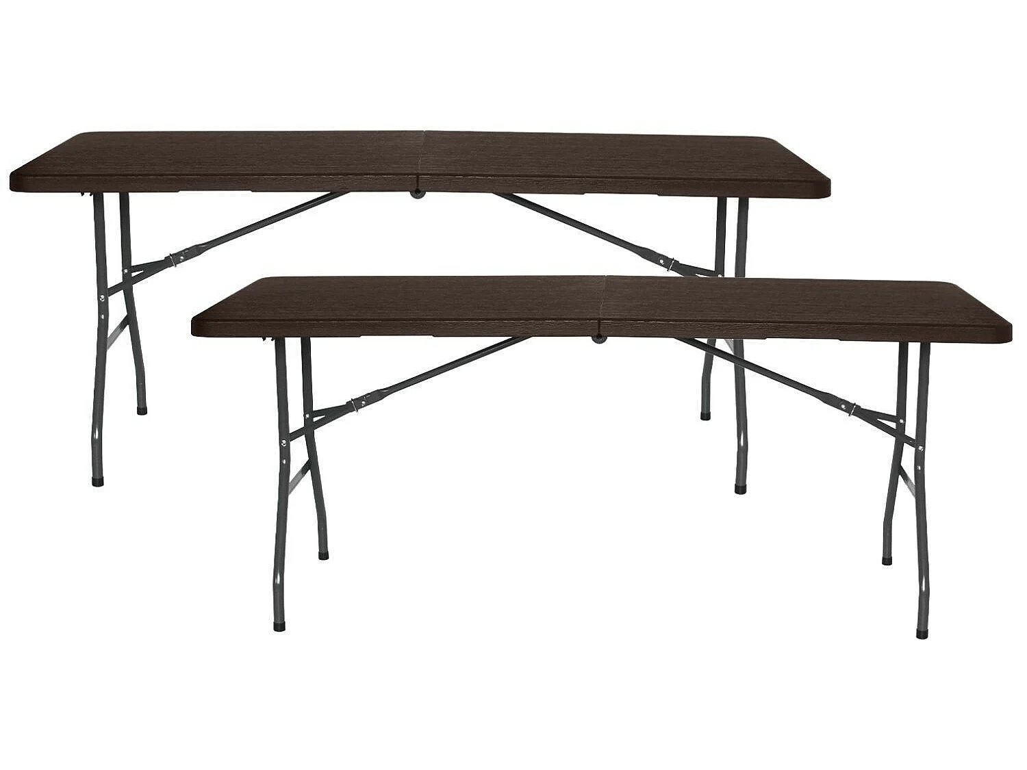 Pack 2 Mesas Plegables 180cm Rectangular Catering O91