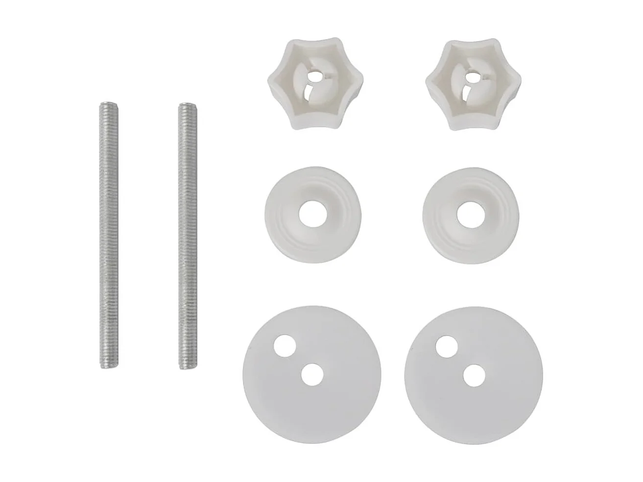 Conjunto de dois assentos com tampa de sanita com revestimento em MDF castanho 02_0002943