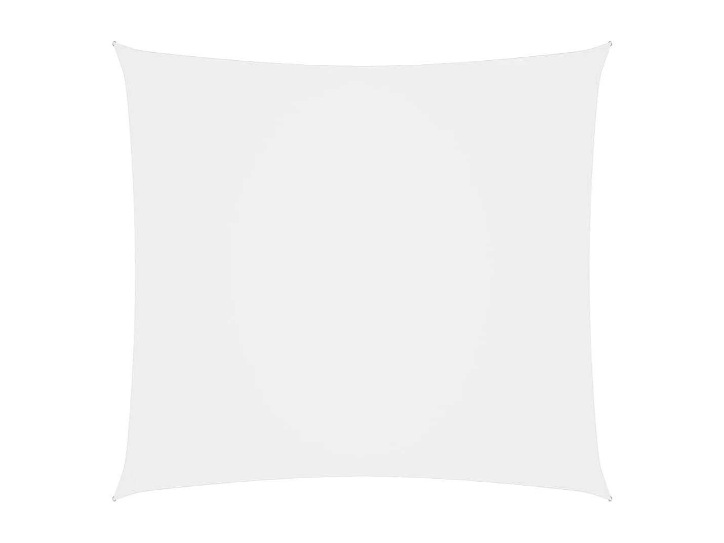Guarda-sol de pano para sombra de vela tecido oxford quadrado 3,6 x 3,6 m branco 02_0009474