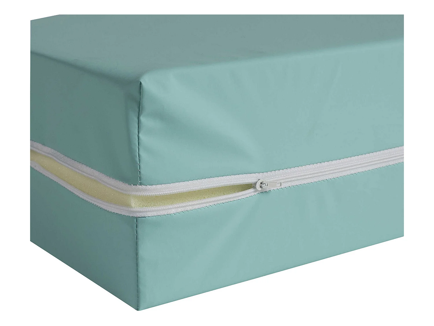 Housse rénove matelas coloris vert 13 cm 150 gr/m² 120x190 - Terre de Nuit