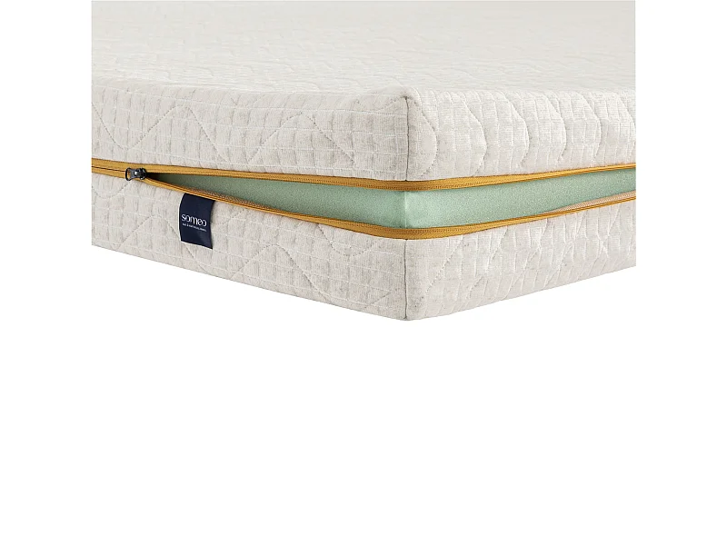 Housse naturelle de remplacement pour matelas Aube 400 - SOMEO 90x200
