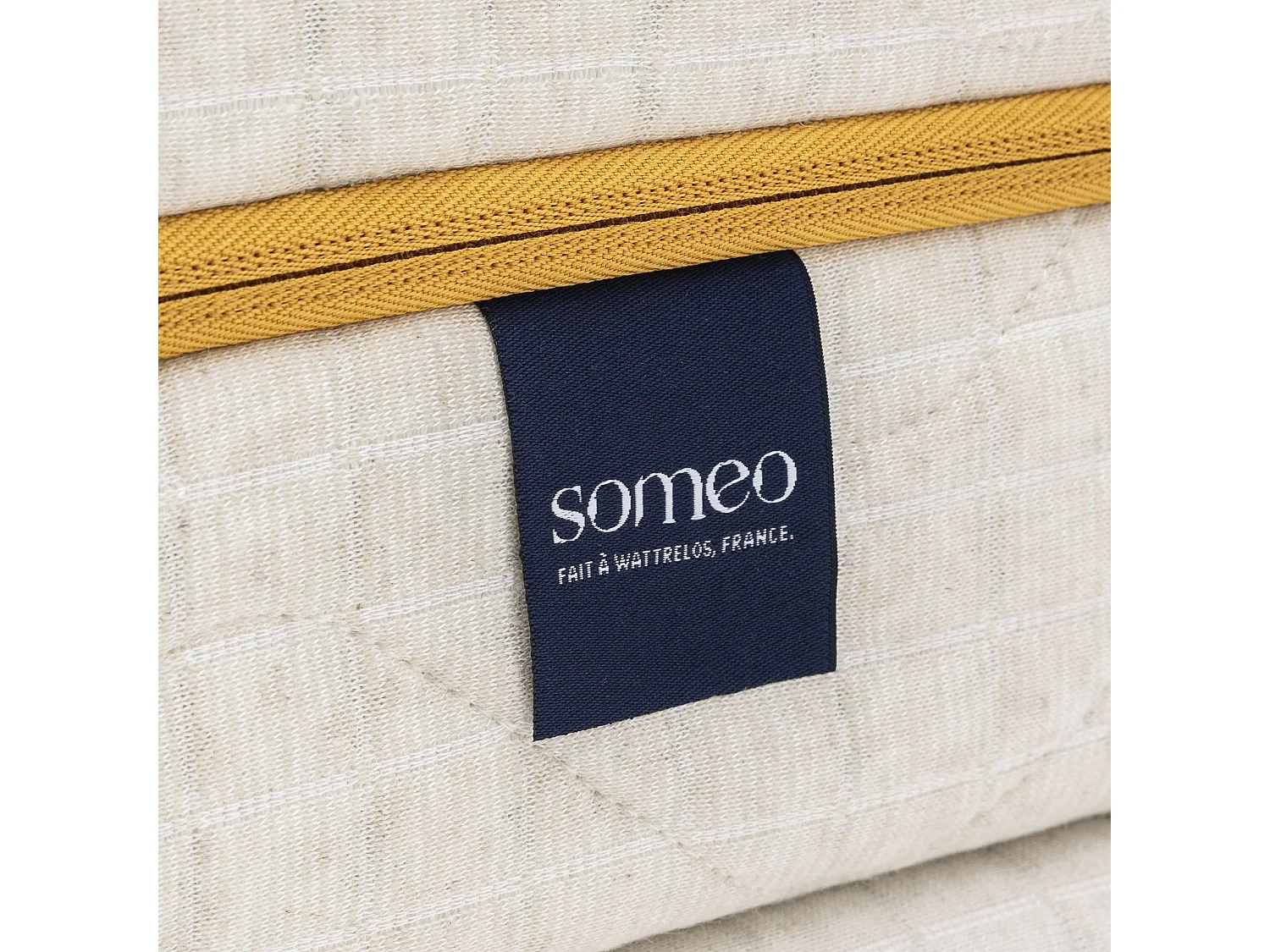 Housse naturelle de remplacement pour matelas Aube 400 - SOMEO 140x200