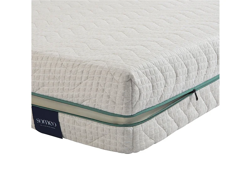 Housse naturelle de remplacement pour matelas Aube 700 - SOMEO 180x200