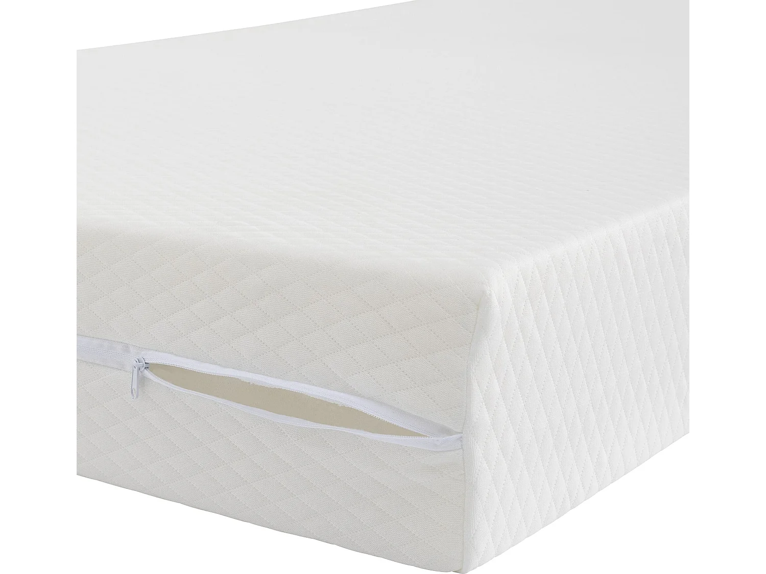 Housse rénove matelas coloris blanc 15 cm - Terre de Nuit 140x190