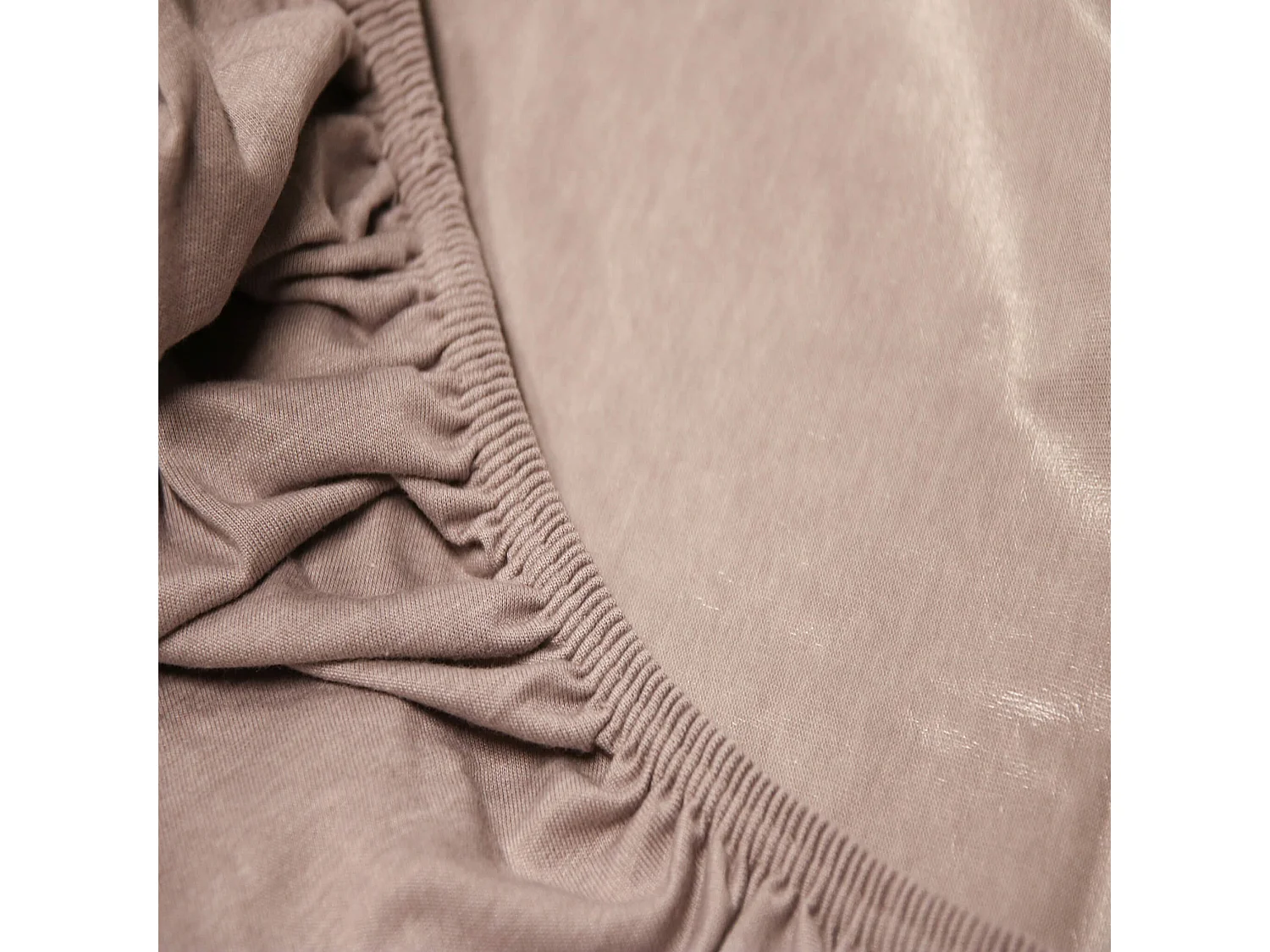 Alèse 2 en 1 bébé en jersey de coton taupe 70x140