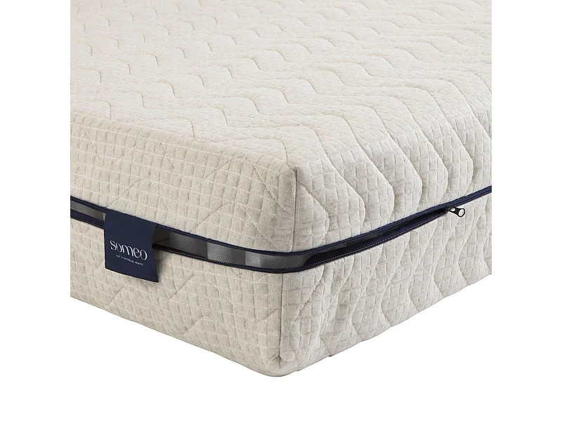 Housse naturelle de remplacement pour matelas Aube 600 - SOMEO 80x200