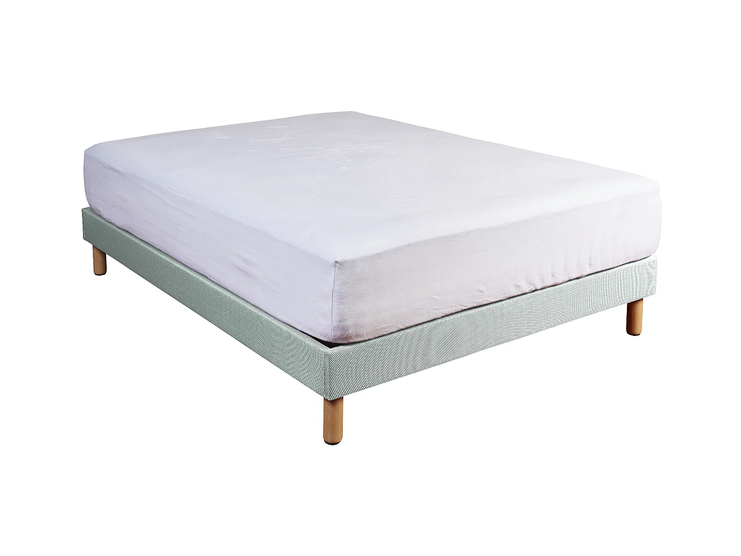 Protège matelas molleton 100% coton bio - bonnet 40 cm 90x190