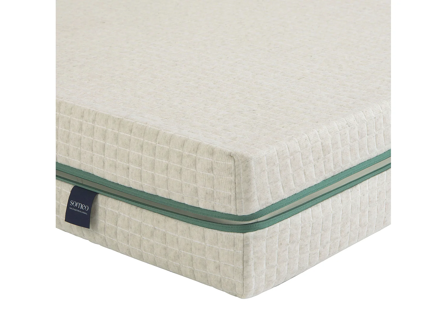 Housse naturelle de remplacement pour matelas junior Aube 200 - SOMEO 90x200