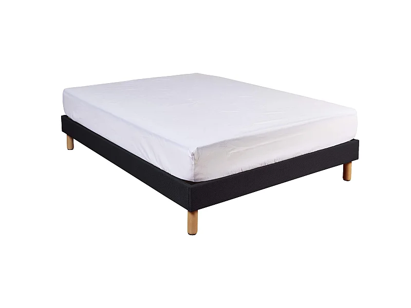 Protège matelas anti-acariens Microstop molleton 100% coton - bonnet 27 cm 90x190