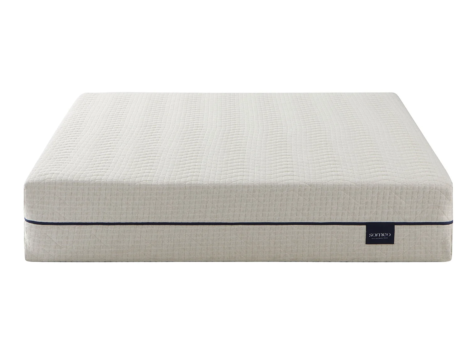 Housse naturelle de remplacement pour matelas Aube 600 - SOMEO 160x200