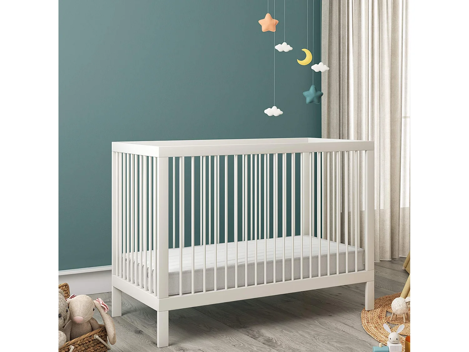 Protège matelas bébé Bultex grand confort imperméable - bonnet extensible 5 à 15 cm 70x140