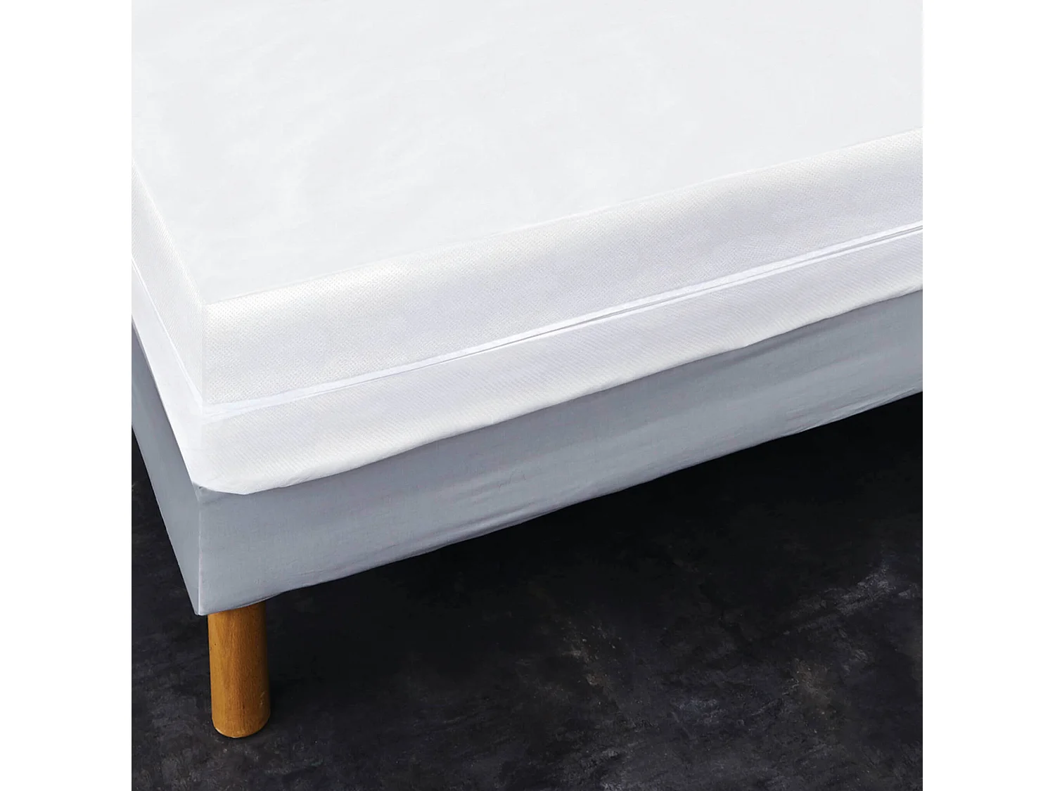 Housse de matelas anti-acariens et anti-punaises sans traitement 70x140