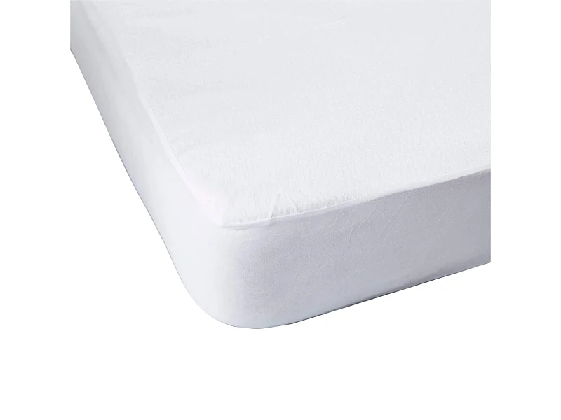 Protège matelas anti-acariens imperméable molleton 100% coton 2x70x200