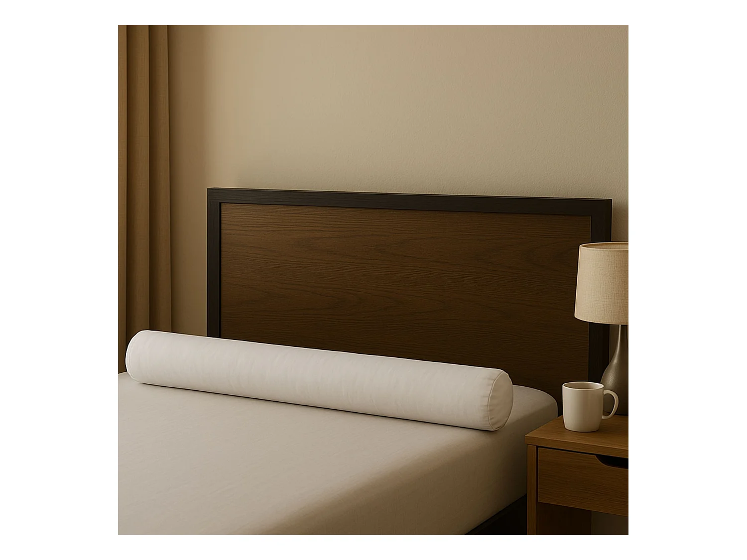 Traversin anti-acariens enveloppe 100% coton Someo 90