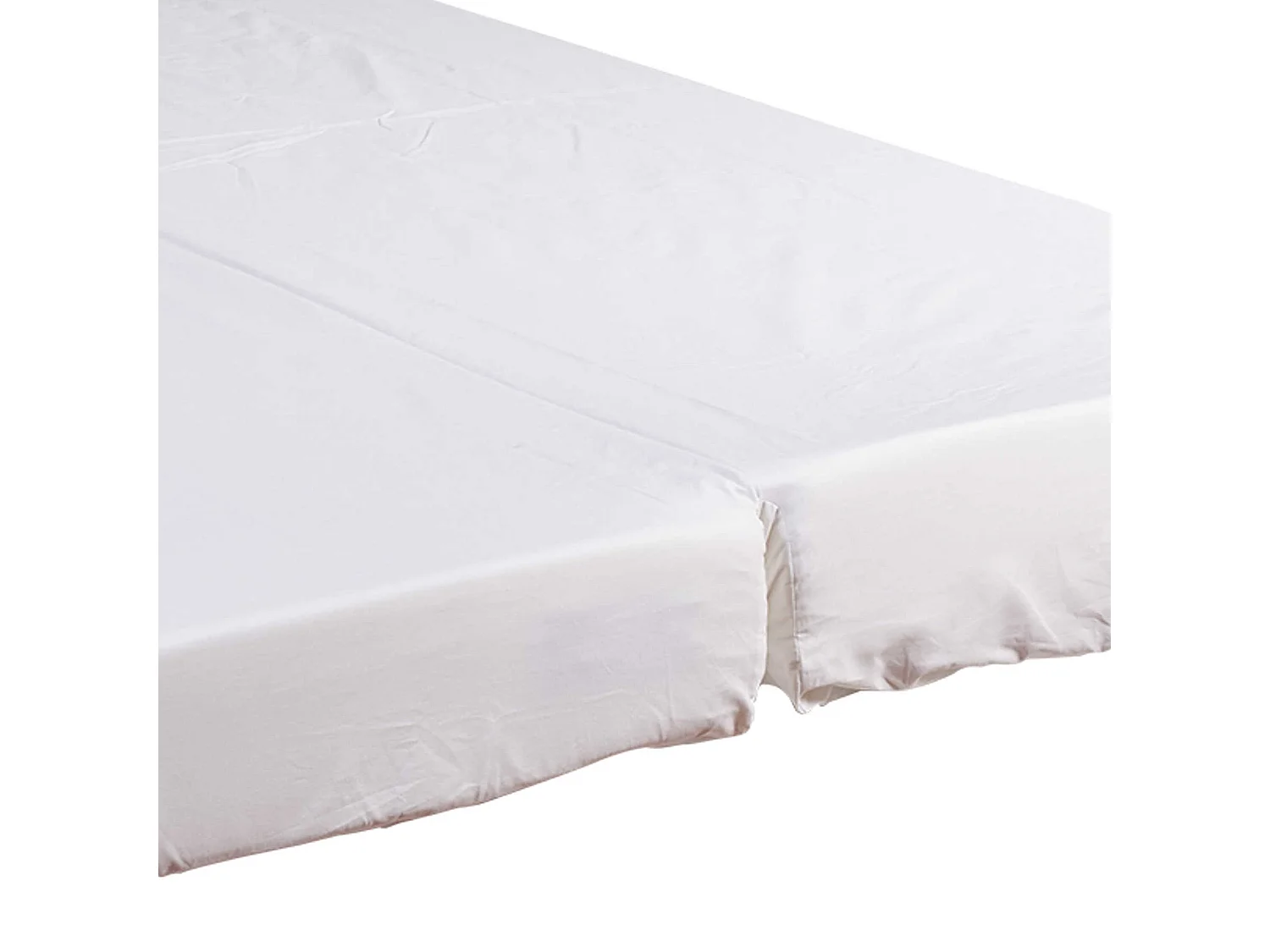Drap housse blanc pour matelas clic-clac bonnet 20 cm 140x190