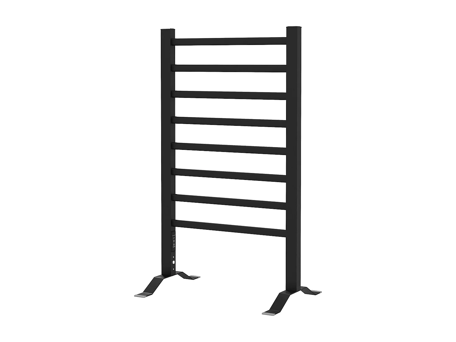 Toallero eléctrico negro 53x35x90 cm HOMCOM