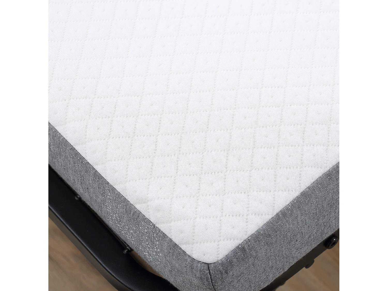 Cama plegable blanco 200x80x42.5 cm HOMCOM