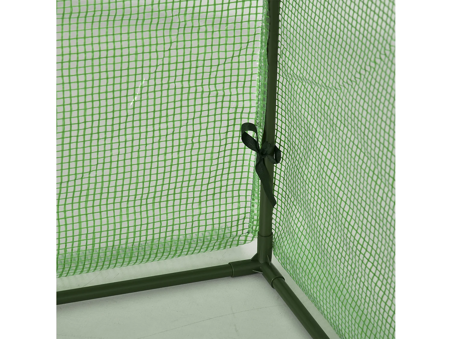 Invernadero verde oscuro 295x100x80 cm Outsunny