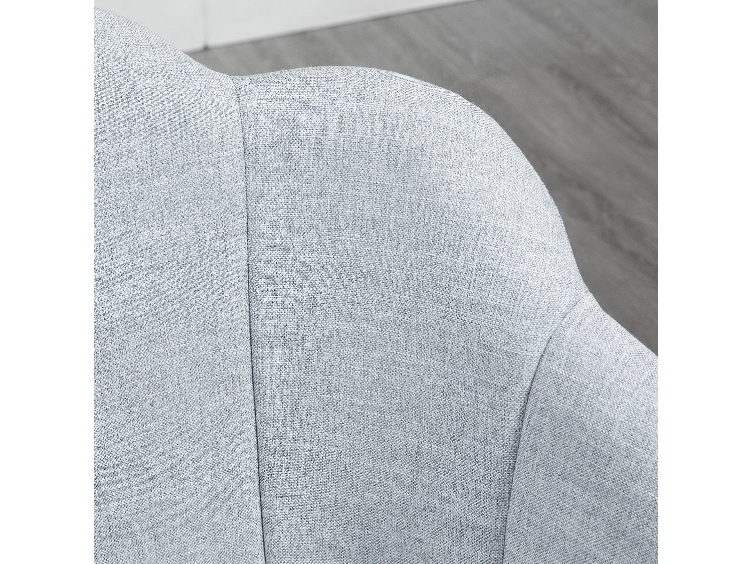 Sillas de comedor gris 58x60x82 cm HOMCOM