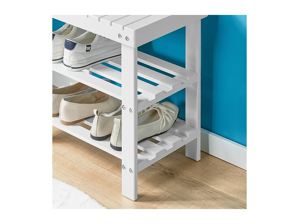 Zapatero, estantería para Zapatos de bambú 2 años de garantía, FSR02-K-W SoBuy ES