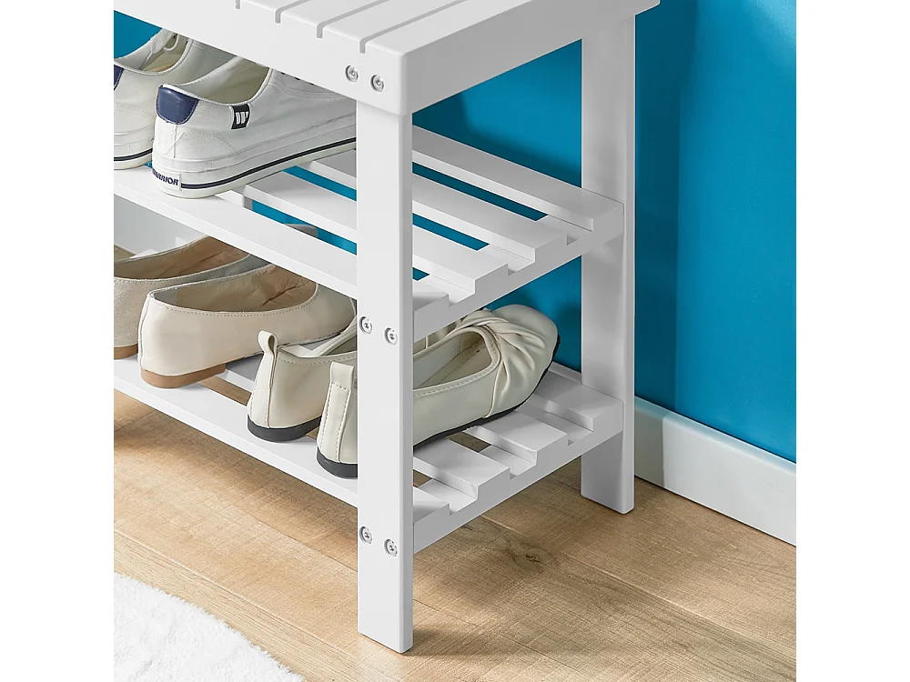 Zapatero, estantería para Zapatos de bambú 2 años de garantía, FSR02-K-W SoBuy ES