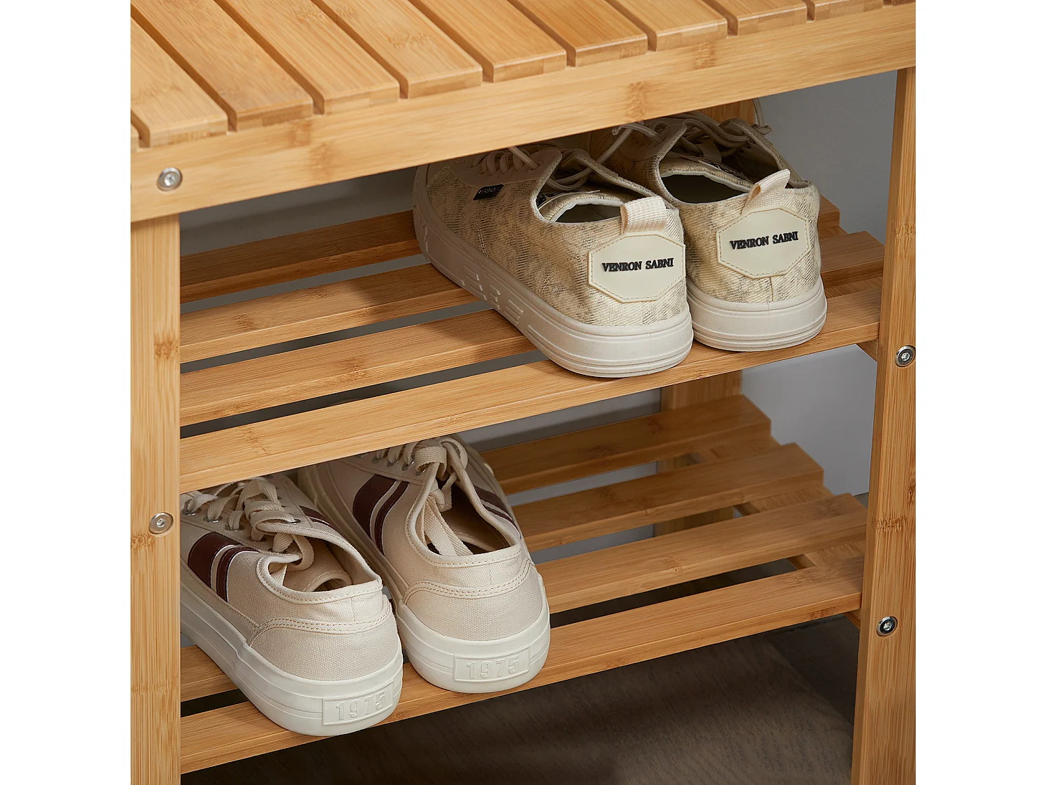 Zapatero, estantería para Zapatos de bambú 2 años de garantía, L50xP29xA45, FSR02-K-N SoBuy ES