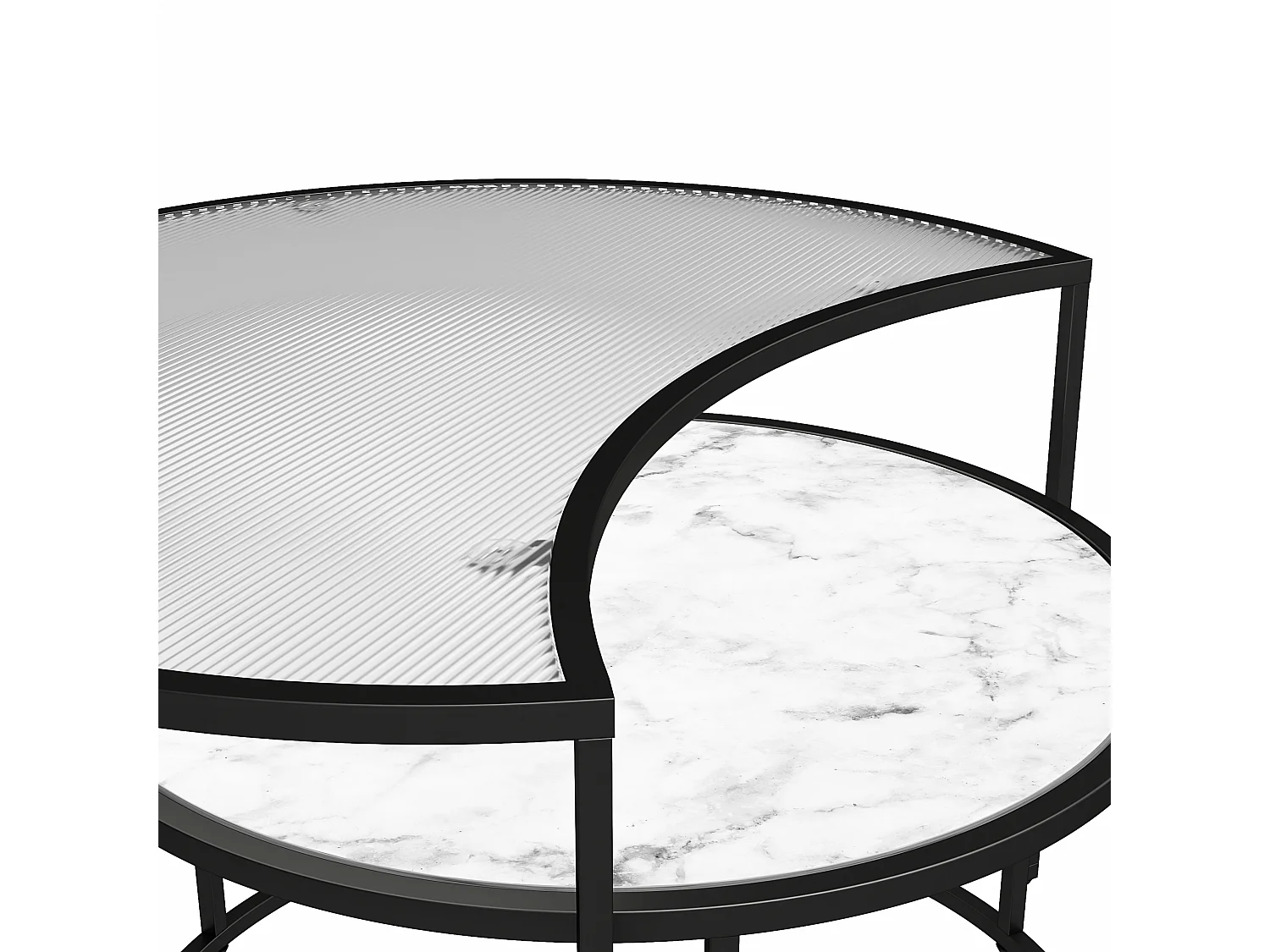 Juri | Lot de 2 chaises de salle à manger rembourrées en tissu tissé