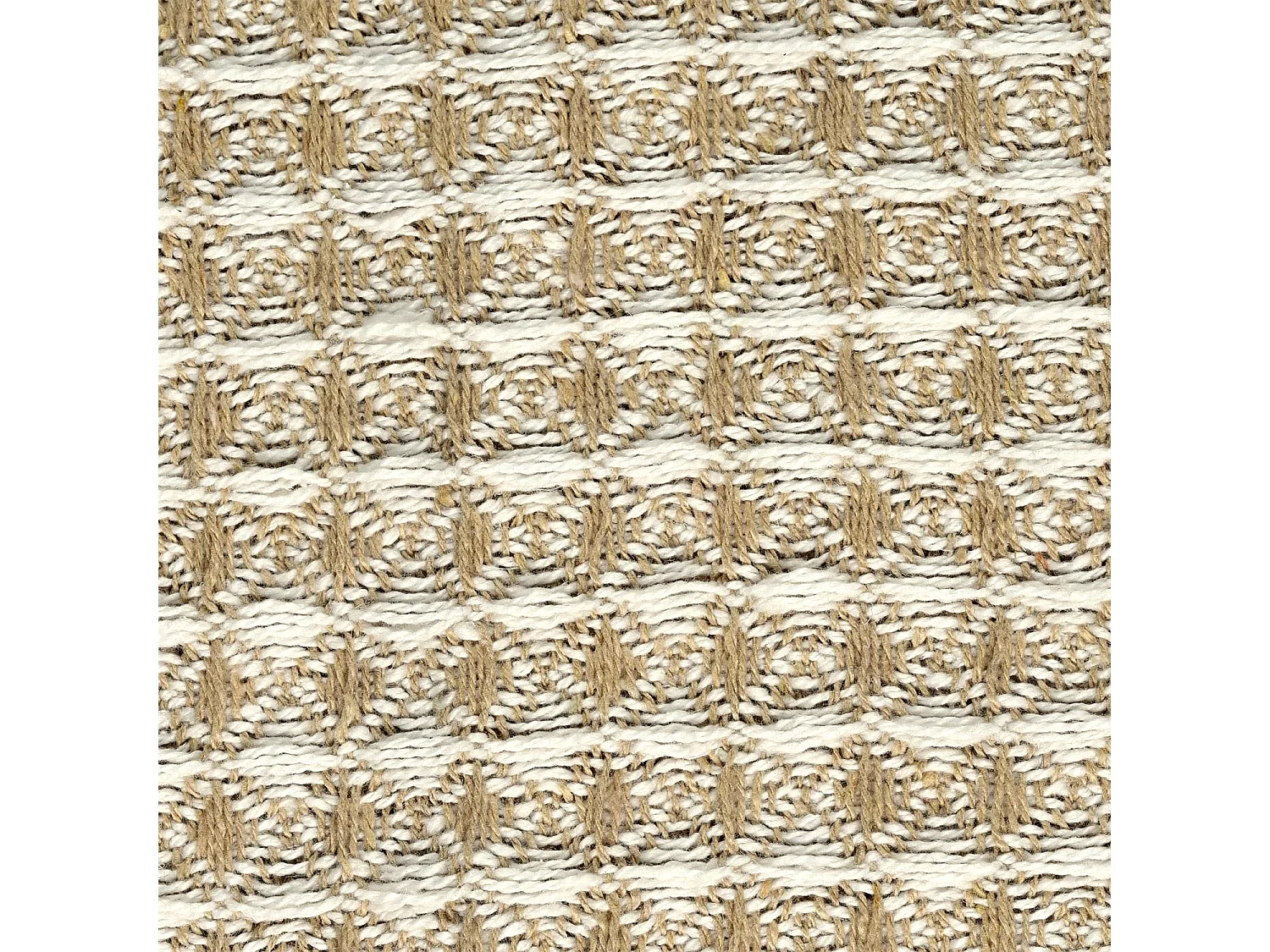 Plaid Nid Abeille Beige 125x150cm Beige, Gris